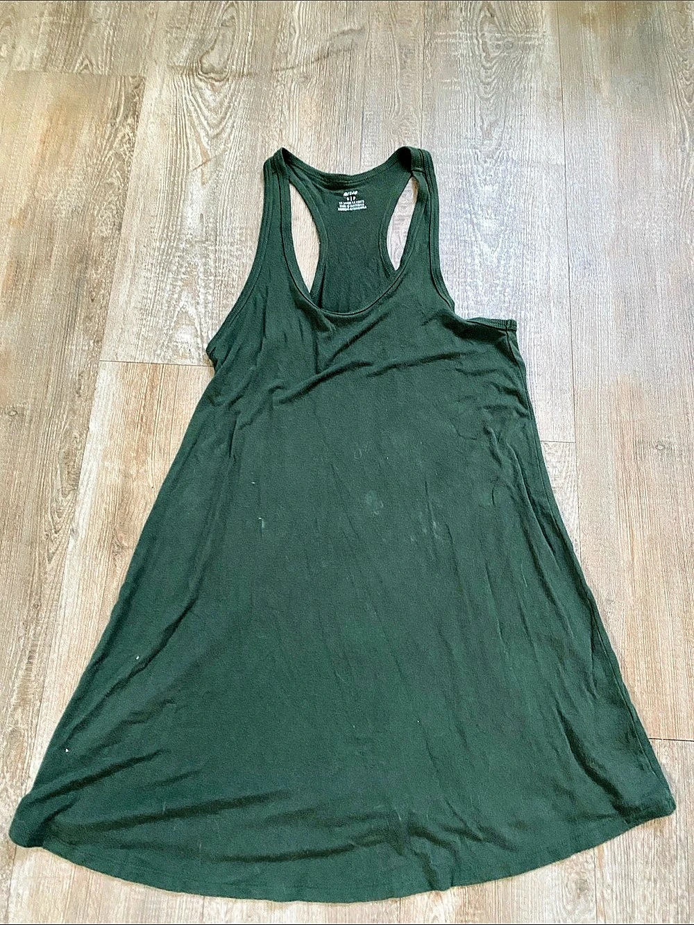 Aerie Green Racerback Mini Dress